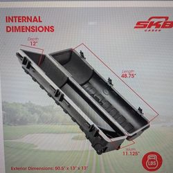 SKB ATA STANDARD GOLF TRAVEL CASE HARD SHELL CASE