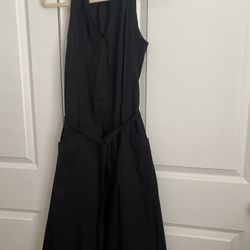 Black Cotton Dress