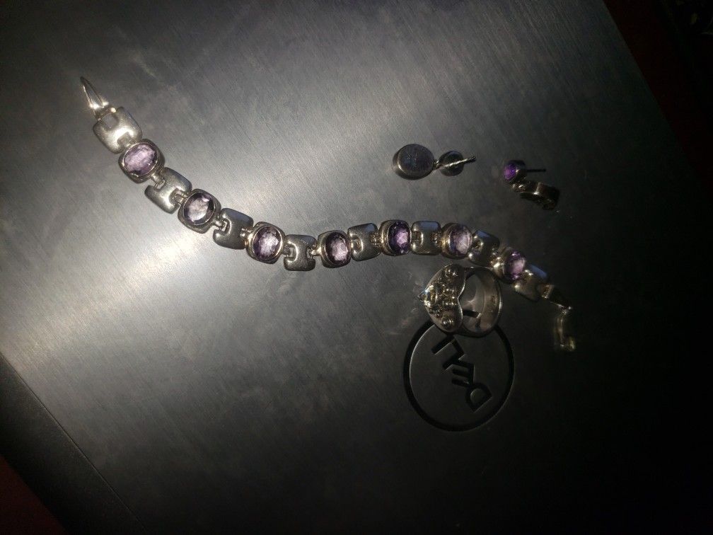 Sterling Silver With Diamonds