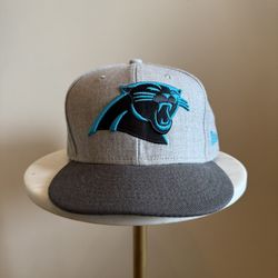Authentic NFL Carolina panther Cap, Size 7   5/8