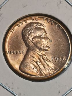 #689 wheat 1958 one cent coin