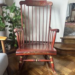 Vintage Wooden Rocking Chair