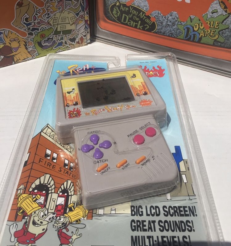 Sealed Collectable *THQ * Ren & Stimpy Handheld Video Game ( You Won’t Find A Sealed One ) 