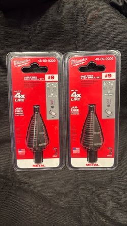 Milwaukee Jam-Free Step Drill Bits #9