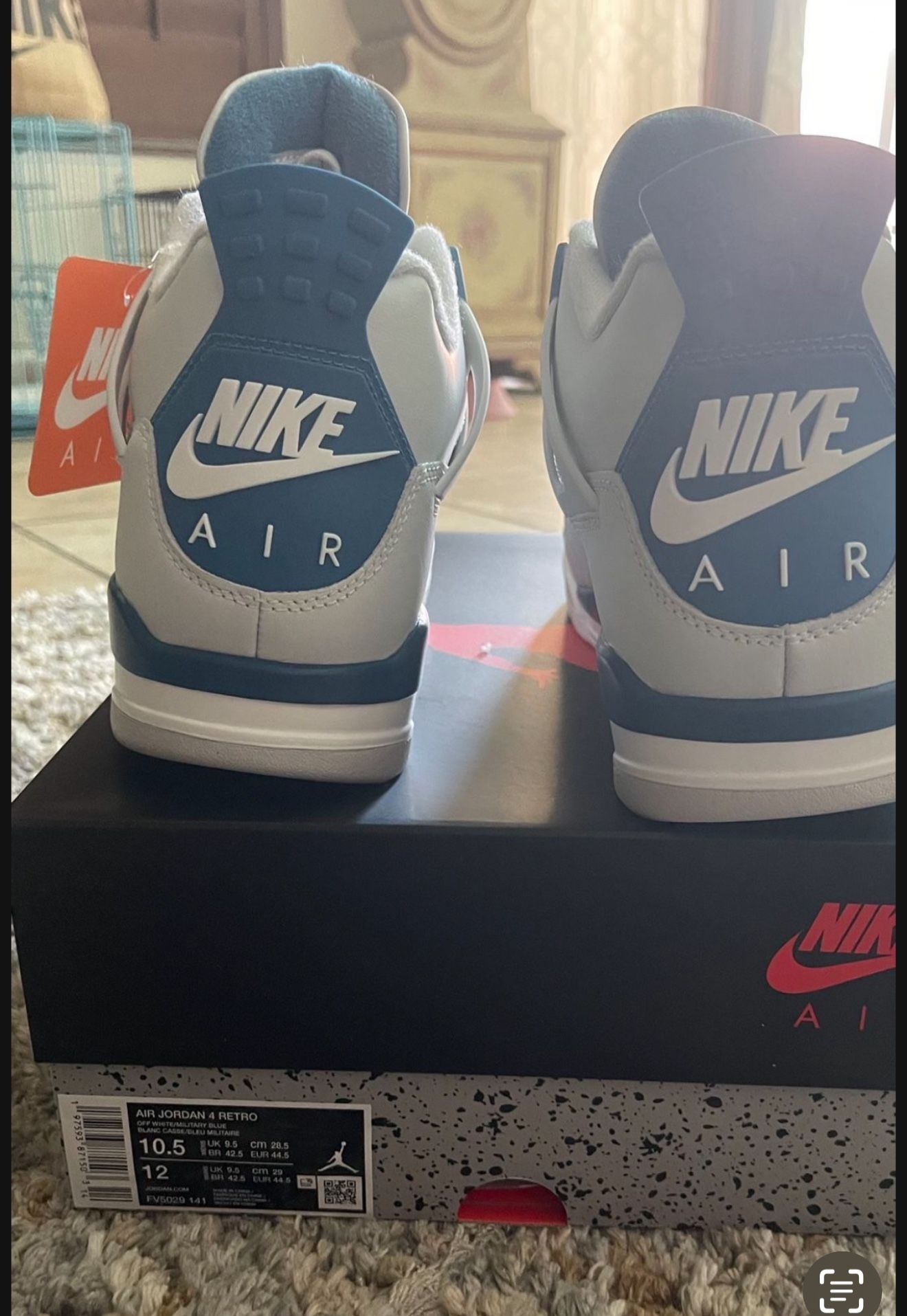 Jordan 4 Military Blue Size 10.5 DS NO TRADES I