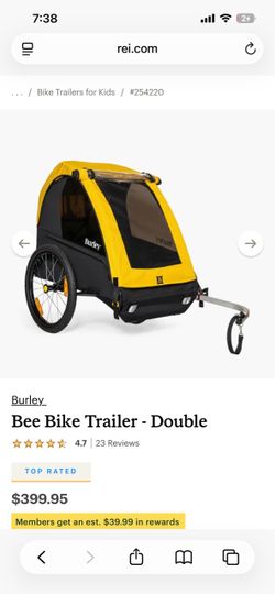 Bee Bike Trailer - Double- Burley