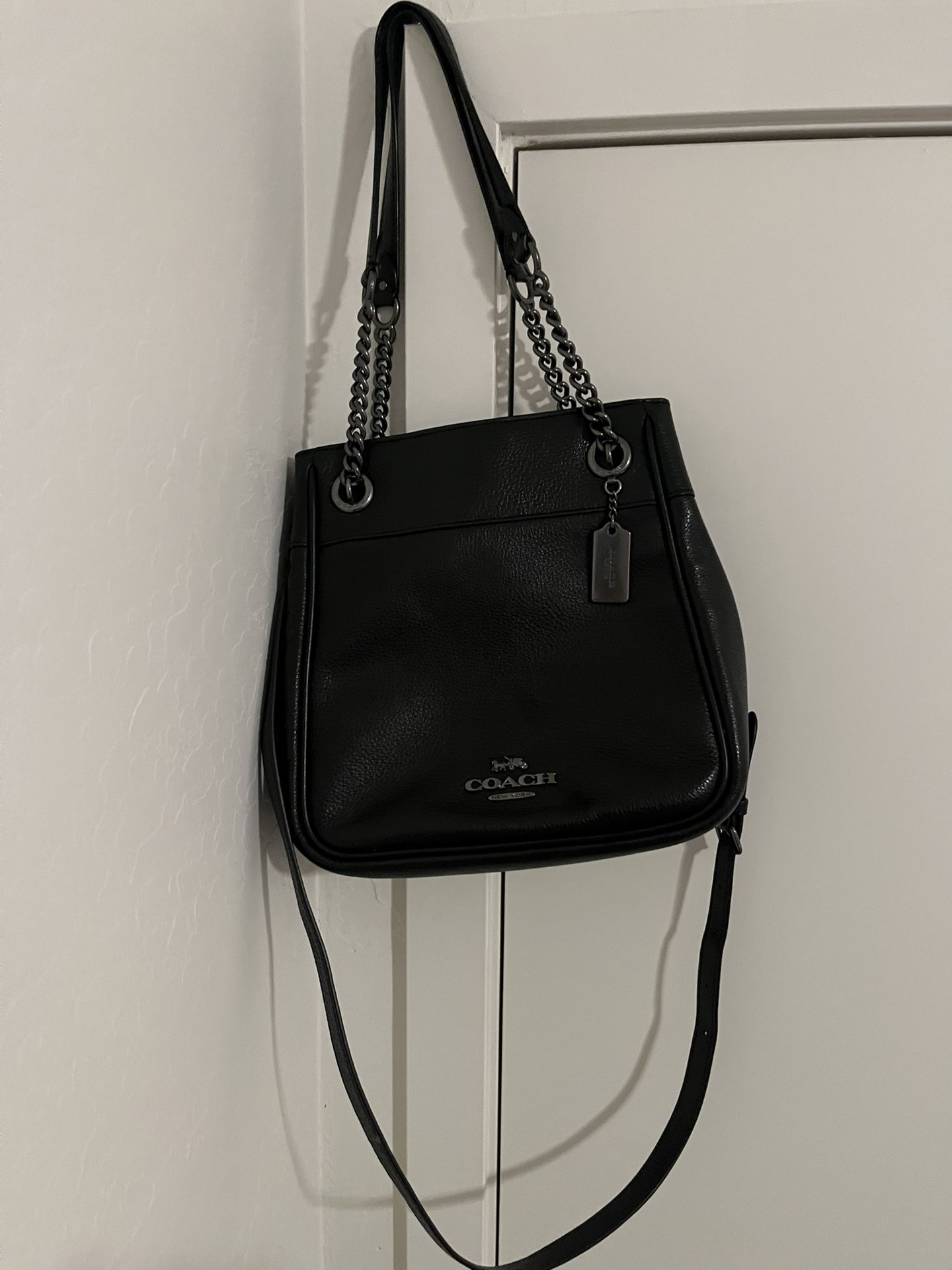 Coach Black Leather Purse