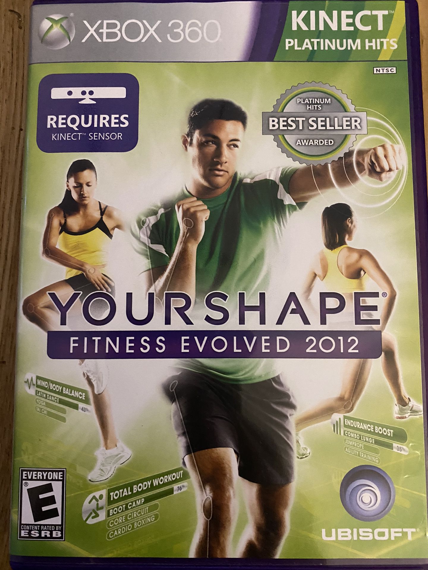 XBOX 360 YourShape (Fitness Evolved) 2012 game