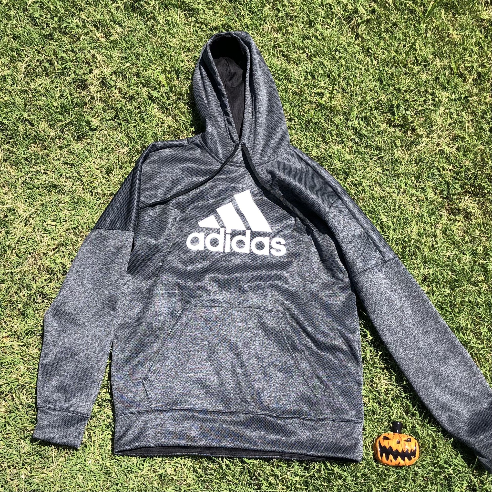 Adidas Grey Hoodie MEDIUM