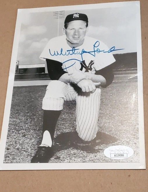 Whitey FORD autographed Photo With Coa