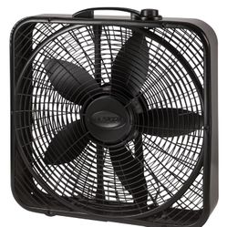 Lasko 20 Inch Window Fan 3-Speed Indoor Air Circulator Quiet Powerful Black
