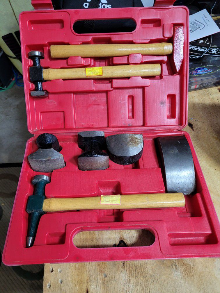 Auto Body Slide Hammer And Dolly set