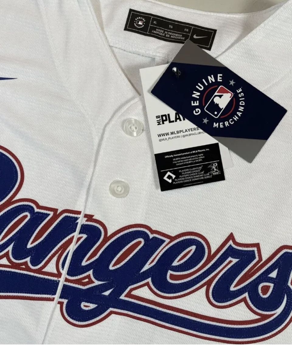 New Nike MLB Texas Rangers Nick Solak 15 Baseball Jersey White Blue Red  Men's L for Sale in Whittier, CA - OfferUp