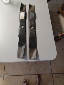 2 Blades For 38 Inch Mower Brand New