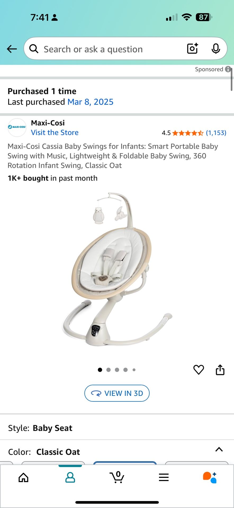 Maxi-Cosi Baby Swings