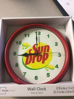 Sun drop clock