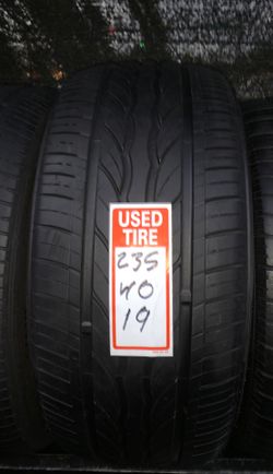 Tires 235/40/19