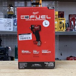 Milwaukee M18 FUEL GEN-3 18V Lithium-Ion Brushless Cordless 3/8 in. Compact Impact Wrench with Friction Ring (Tool-Only)