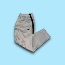 Nike Pants Mens XL Gray Black 800183-065 Athletic Track Joggers Swoosh Logo
