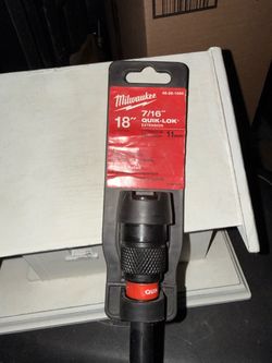 7/16 Quick lok 18”extension Milwaukee