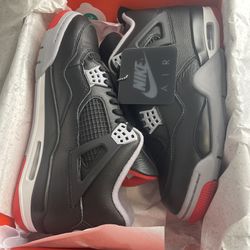 Brand New Jordan 4 “ bred reimagined “