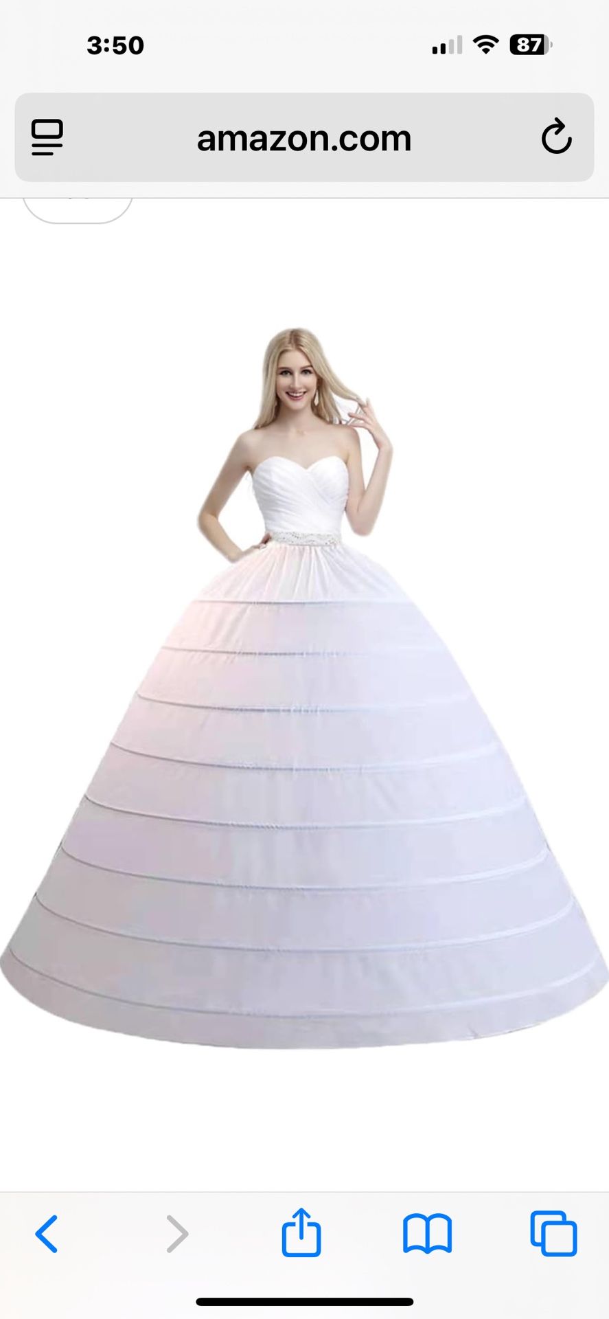 8 Hoops Super Puffy Petticoat