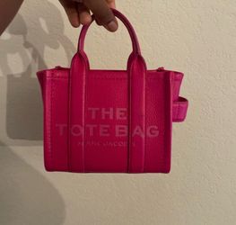 Marc Jacobs The Tote Bag Mini Pink Leather