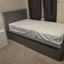 Ikea malm twin bed frame 