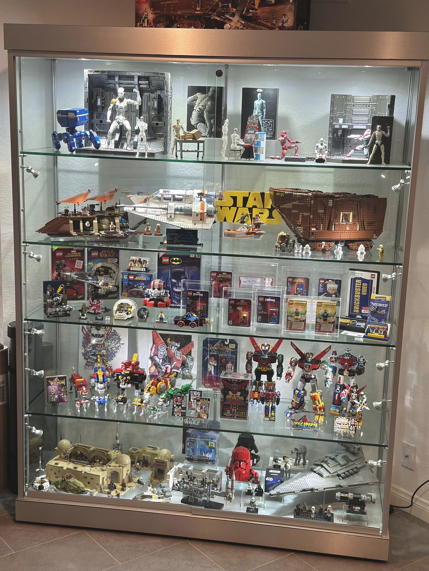 Tecno Display 60” Trophy/Showcase *Like New; Upgraded Lighting; Made in USA*