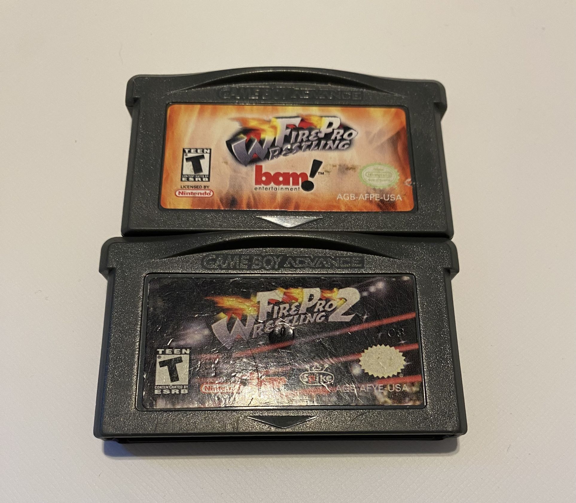Fire Pro Wrestling 1 & 2 for Gameboy Advance
