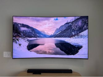 Samsung Curved 4K Smart TV + Soundbar & Subwoofer - Moving Must Sell Fast!
