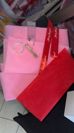 Pink And Red Craft Material Tulle Fabric 