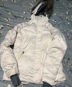 Columbia Omni-Heat White Puffer Jacket with Hood