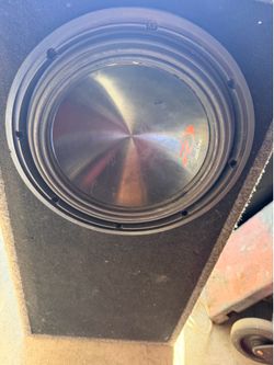 Alpine Type R 10” Sub + Box – 2 Ohm – Untested As-Is