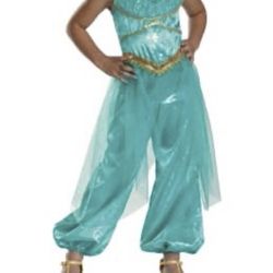 Disney Princess Kids Jasmine Deluxe Costume  7-8