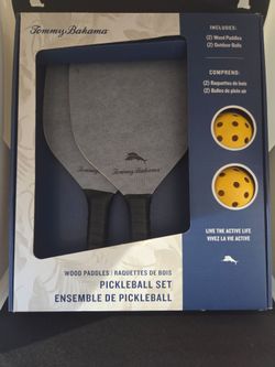 Tommy Bahama Pickleball Set (2 Paddles & 2 Balls)