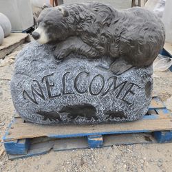 CEMENT BEAR STATUE $300 EACH