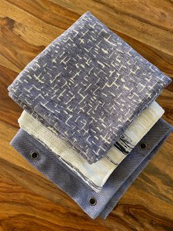 🛋️ 3 Decorative Throw Pillow Covers Square 19”x19” Gray Cream Gold