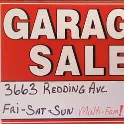 Yard/Estate Sale 3663 Redding Ave. 