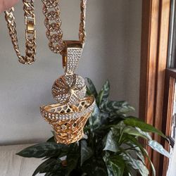 Gold Basketball Chain
