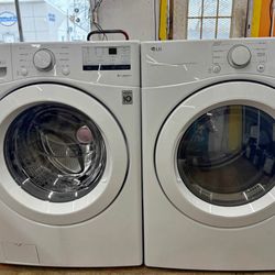 LG set washer and dryer gas 27 inch