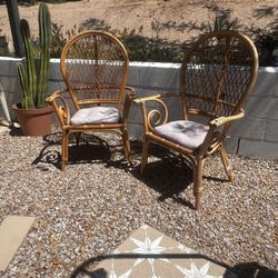 Rattan Boho Chairs 