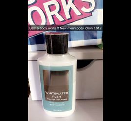 Men’s body lotion.!! Bath &body works.!! 8fl oz new.! $12