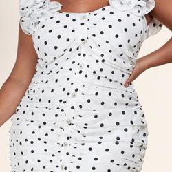 Polkadot Dress Plus Size