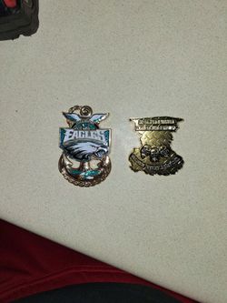 Philadelphia Eagles NFL Challenge Coins Set of 2