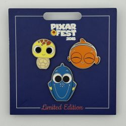 Disney Pixar Fest 2018 Finding Nemo Dory Squirt LE /2000 Exclusive Pin NEW