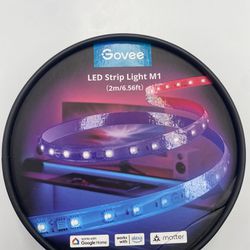 Govee RGBIC LED Strip Lights M1 6.56ft H61E0 WiFi Smart for Cabinet TV Bed New