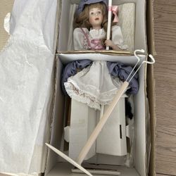 Little Bo Peep Porcelain Doll