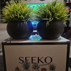 Seeko Ceramic Pots Artificial Plants