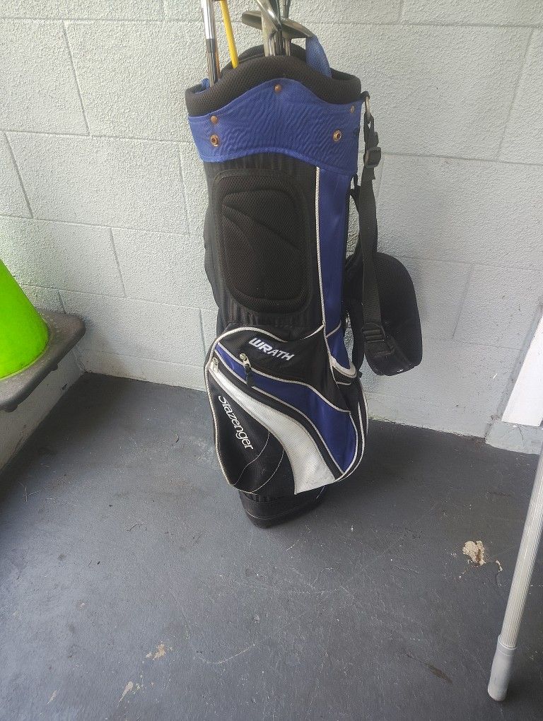 Golf Bag And Clubs